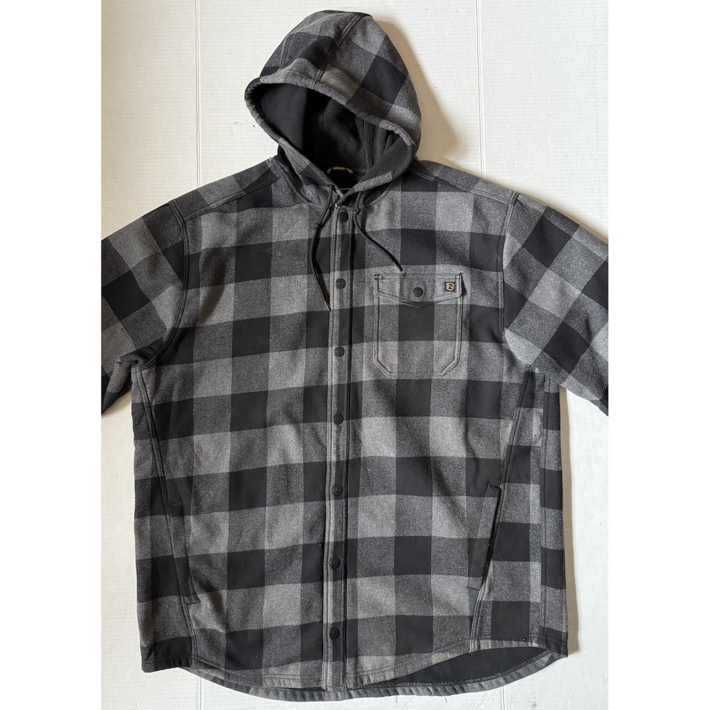 NOBLE OUTFITTERS‎ - Men's Fleece Lined Flannedl Shirt Jacket Shacket - 2X-Large